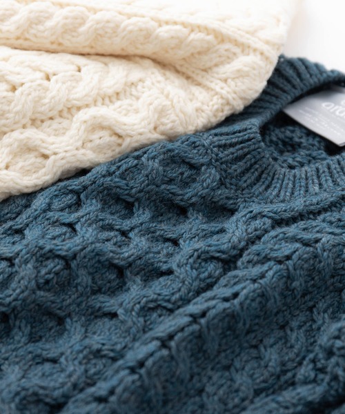 aran WOOLLEN MILLS ニット セーター スーパーソフトメリノ