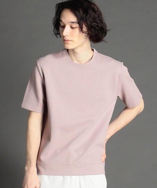 MONSIEUR NICOLE tシャツ ジオメトリック柄 ジャカード
