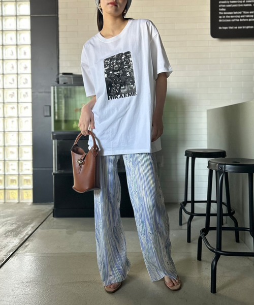 Kotoe パンツ 「セルフカット可能」 レディース カラー マーブル