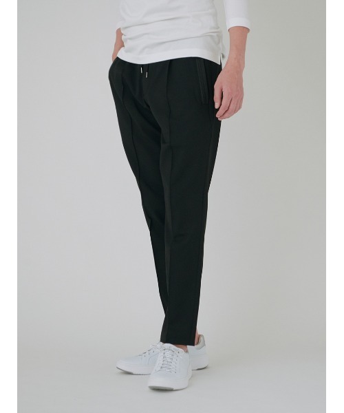 AOURE スラックス LINATE” ツイルテーパードパンツ メンズ