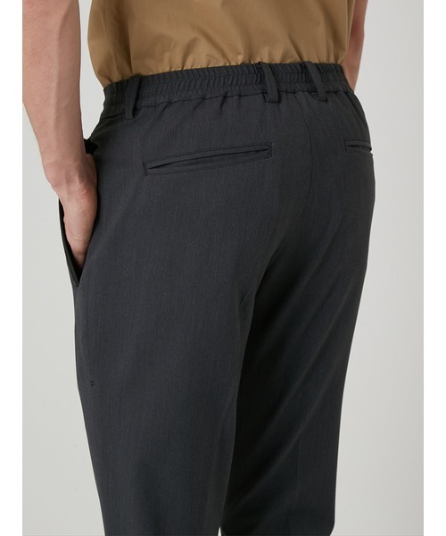 AOURE（アウール） スラックス LINATE” ツイルテーパードパンツ