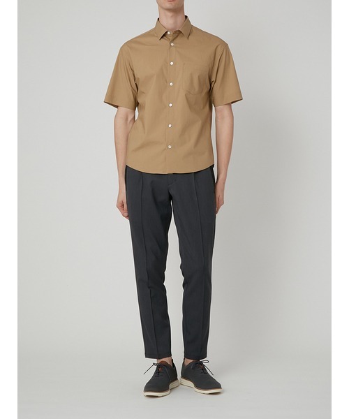 AOURE（アウール） スラックス LINATE” ツイルテーパードパンツ