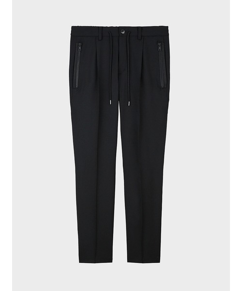 AOURE（アウール） スラックス LINATE” ツイルテーパードパンツ