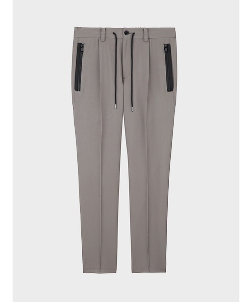 AOURE スラックス LINATE” ツイルテーパードパンツ メンズ
