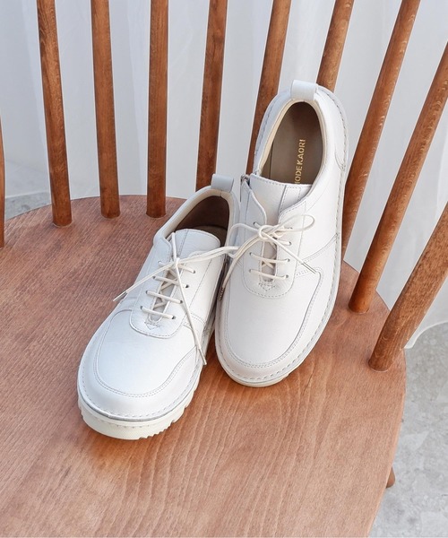 MODE KAORI（モードカオリ） スニーカー 撥水レザースニーカー/6111