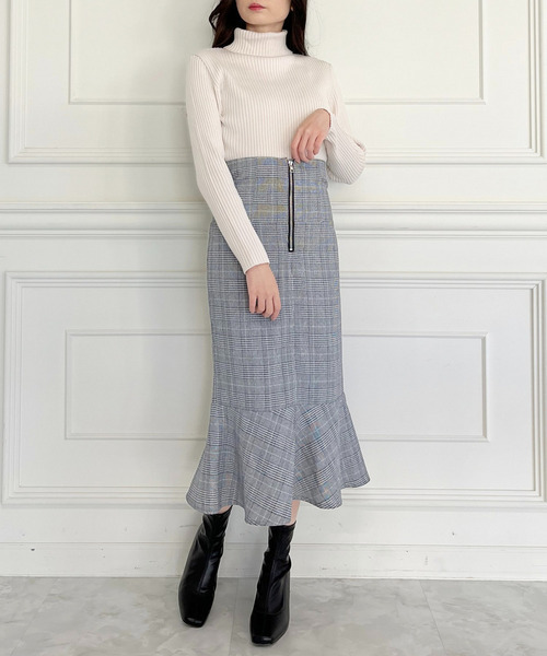 MIIA（ミーア） スカート チェックマーメイドスカート : ZOZOTOWN