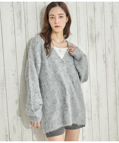 超希少！即完売！AP STUDIO モヘアウールVネックカーディガン 超希少！即完売！AP STUDIO モヘアウールVネックカーディガン