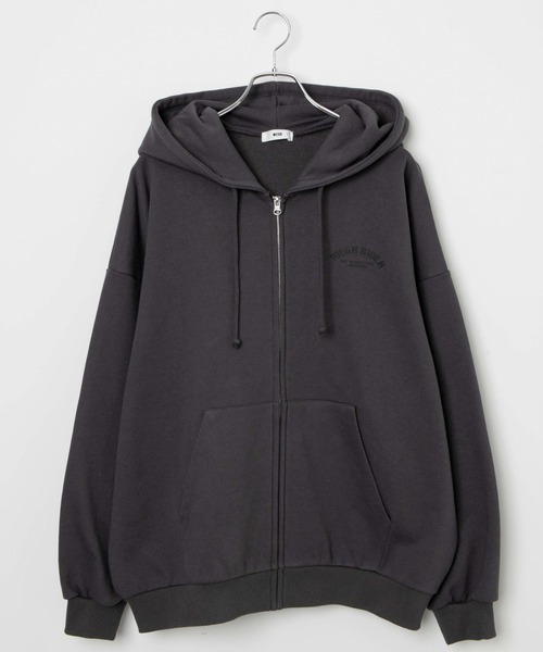 WEGO パーカー WEGO/ヘビーウエイトバックグラフィックZIP
