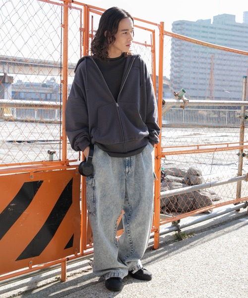 【boohoo】MAN ヘビー ウェイト グラフィック パーカー グラフィックBIGZIPパーカー｜WEGO（ウィゴー） – WEGO ONLINE STORE