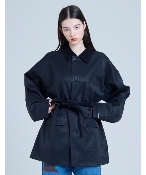 アウター 「8」「it」「Little sunny bite」fake leather jacket 