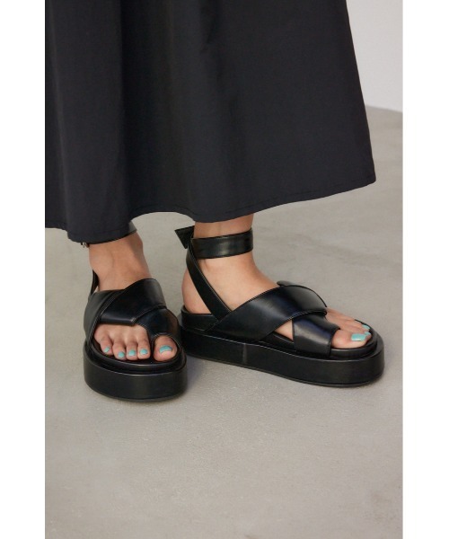 AZUL BY MOUSSY サンダル 「PLUS」アンクルベルトサンダル