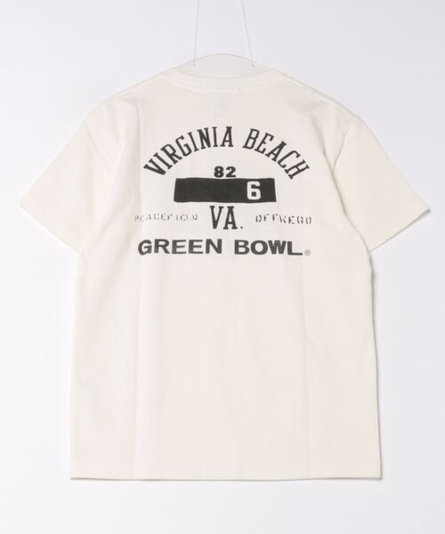 tシャツ 「日本製」グリーンボウル 「GREEN BOWL」Organic CottonT-shirts (B柄 VIRGINIA) レディース メン GREEN BOWL tシャツ 「日本製」グリーンボウル 「GREEN BOWL