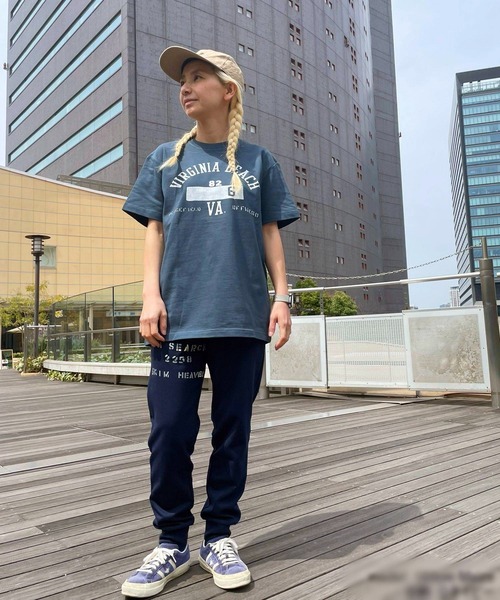 tシャツ 「日本製」グリーンボウル 「GREEN BOWL」Organic CottonT-shirts (B柄 VIRGINIA) レディース メン GREEN BOWL tシャツ 「日本製」グリーンボウル 「GREEN BOWL