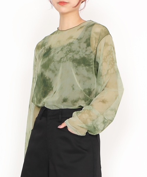 PUNYUS（プニュズ） tシャツ グラデーションシアートップス レディース