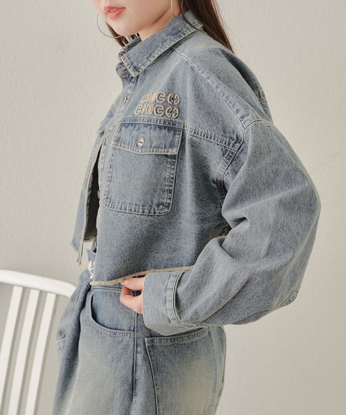 ブラウス シャツ デニムシャツ+ショートパンツセットアップ レディース デニムシャツ＋ショートパンツ セットアップ（セットアップ