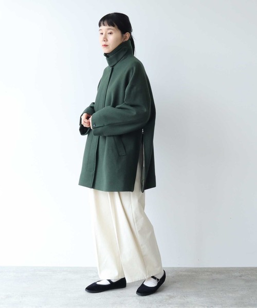 ユニ 2024AW ウールスーパー100 ミドルレングス ステンコート