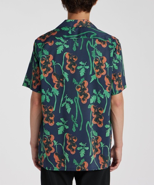 【新品】Paul Smith ミックスアップオープンカラー半袖シャツ Paul Smith｜マルチカラーチェック オープンカラーシャツ
