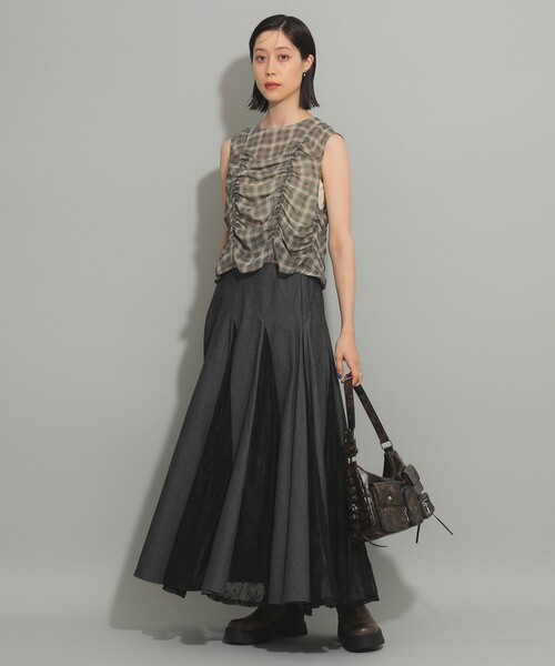 「Ray BEAMS」 ノースリーブブラウス ONE SIZE ブラック レディース Ray BEAMS 「Ray BEAMS」 ノースリーブブラウス ONE SIZE