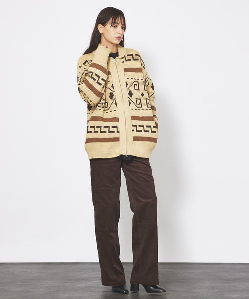 PENDLETON風インディアン柄カウチンセーター PENDLETON トレーナー スウェット 「PENDLETON /ペンドルトン