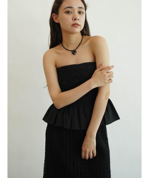 FIKA. Jacquard bustier ブラック FIKA. Jacquard bustier レディース : ZOZOTOWN Yahoo!店 - 通販