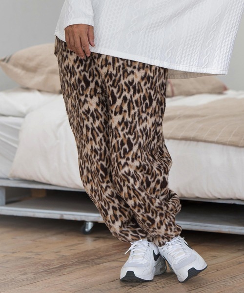 CAMBIO（カンビオ） パンツ mp12635- Leopard Jacquard Pants