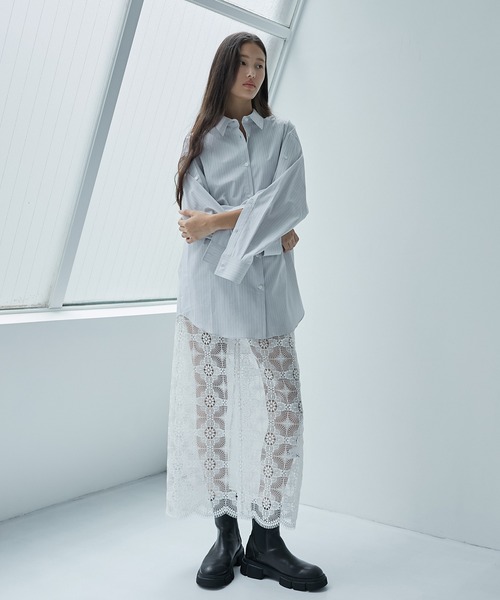 ルシェルブルー レーススカート LE CIEL BLEU スカート クロシェレーススカート / Crochet Lace