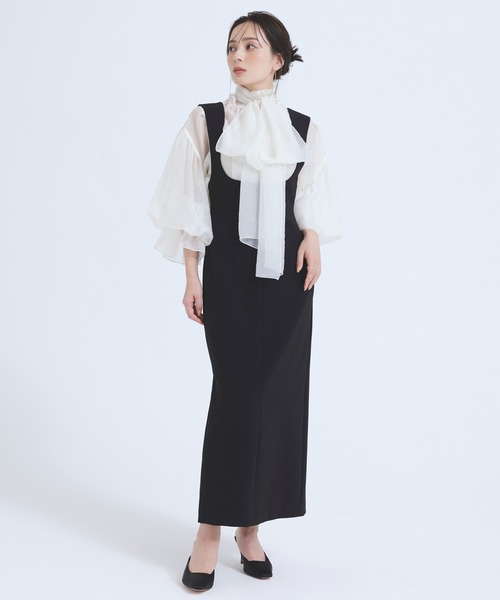 anuans シアーボウタイボリュームブラウス anuans｜シアーボウタイボリュームブラウス | Rakuten Fashion