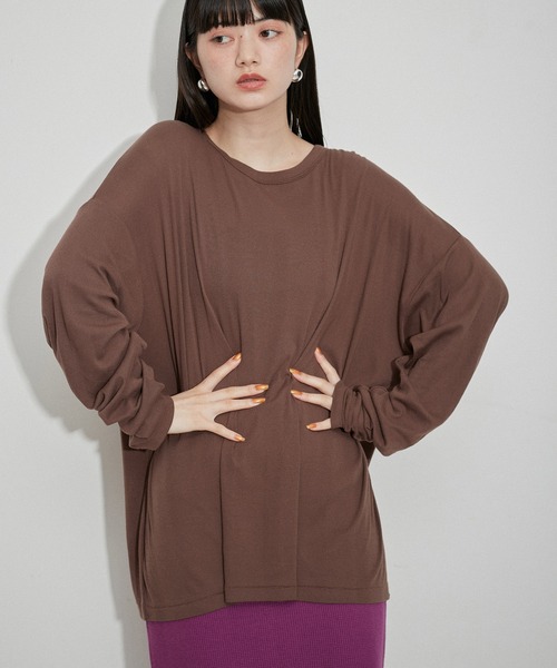 tシャツ 「Miller for ADAM ET ROPE' 」別注L/S SHEER TEE(2PACK) レディース Robert P. Miller tシャツ 「Miller for ADAM ET ROPE' 」別注L