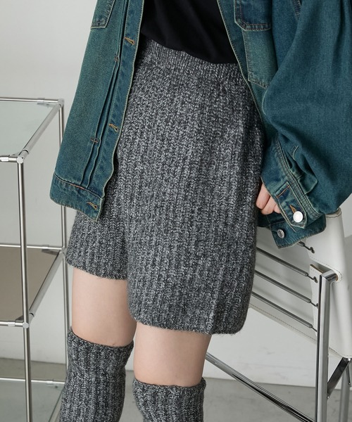 forksy.（フォルクシー） パンツ 「forksy.」プレーティングリブニット