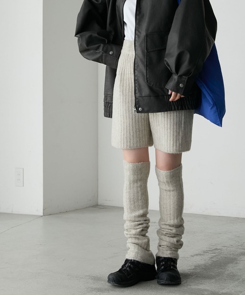 forksy.（フォルクシー） パンツ 「forksy.」プレーティングリブニット