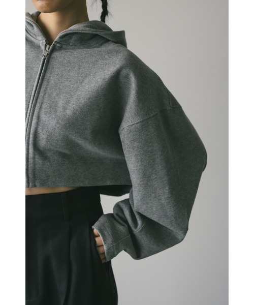stylemixer クロップドフーディ STYLEMIXER パーカー クロップドフーディー レディース