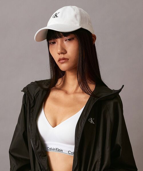 キャップ 帽子 スモール モノグラム ロゴ キャップ メンズ レディース | Calvin Klein | 01