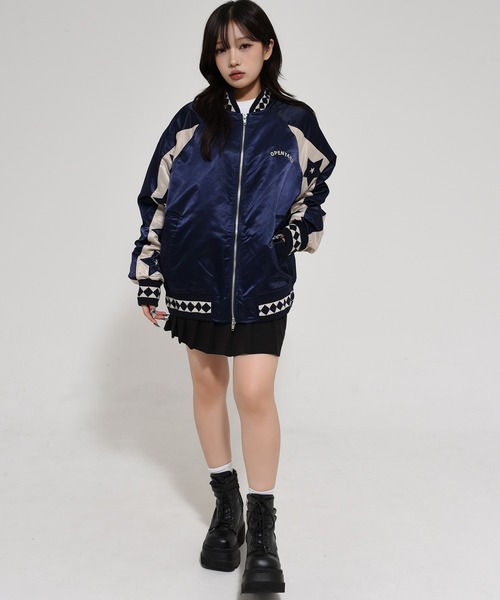 OY ブルゾン アウター 「OY/オーワイ」 STAR LEATHER PATCH STUD
