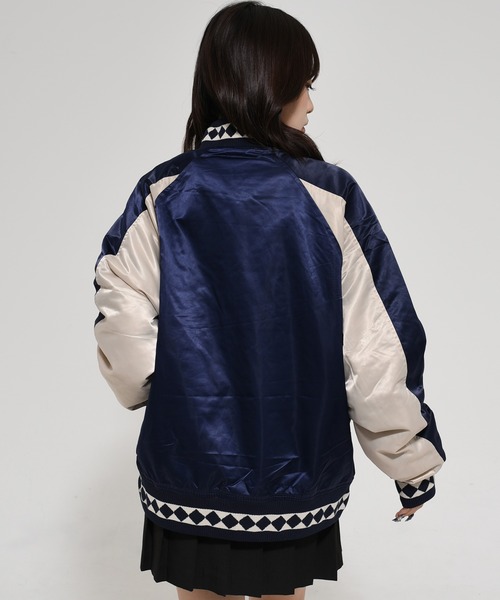 OY（オーワイ） ブルゾン アウター STAR LEATHER PATCH STUD JACKET