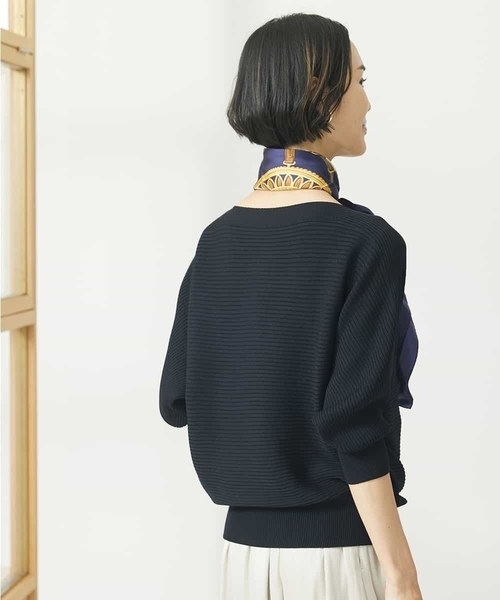 MICHEL KLEIN ニット セーター ホールガーメント(R)ドルマン