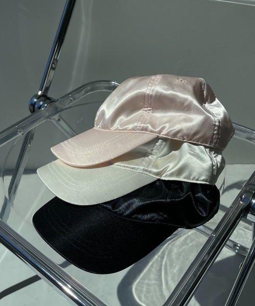 wee9s キャップ 帽子 buddy satin cap / バディサテンキャップ