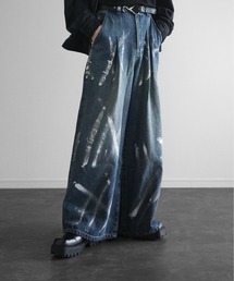 KUUUPY（クーピー） ワイドパンツ パンツ Foil Print Wide Denim Pants 