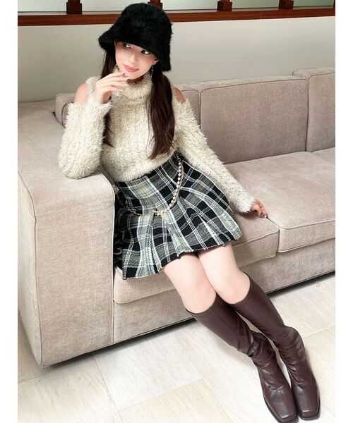 RESEXXY（リゼクシー） ニット セーター ラメシャギータートルネック