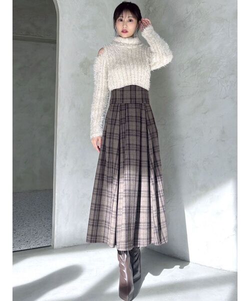 RESEXXY（リゼクシー） ニット セーター ラメシャギータートルネック