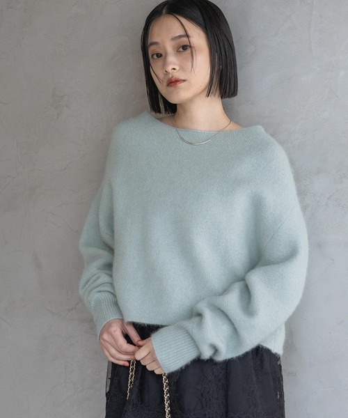 A part by（アパートバイ） ニット セーター CNラクーンコンボート