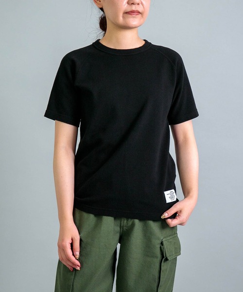 tシャツ 「OMNIGOD womens / オムニゴッド」 KLフライス ラグランショートスリーブTシャツ レディース