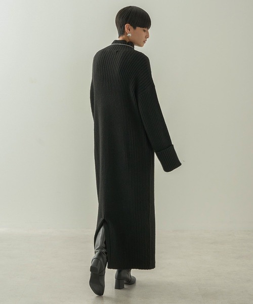 AMERICAN HOLIC ワンピース モックネックニットワンピース : ZOZOTOWN