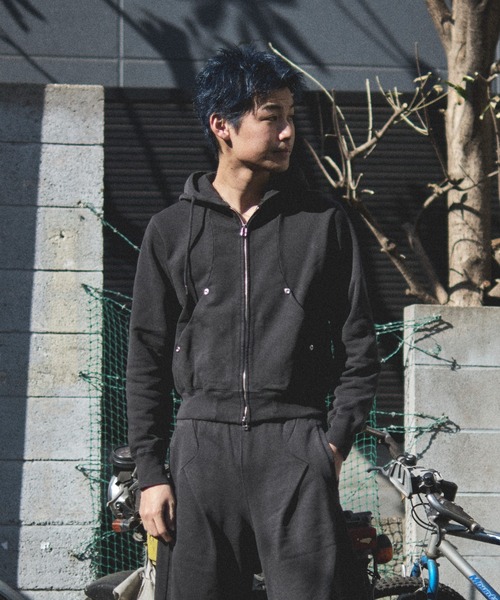 CONZ パーカー ショートジップフーディー メンズ : ZOZOTOWN Yahoo!店