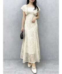 dazzlin（ダズリン） ドレス チュール刺繍マーメイドドレス : ZOZOTOWN