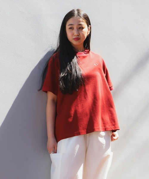 FRED PERRY tシャツ 「別注」FRED / Reluxed Pique T-shirt