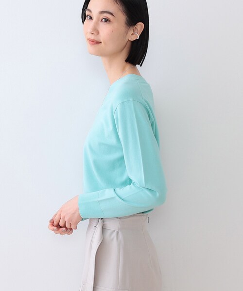 春SALE！【洗える／シルク混】きれいめVネックニット 春SALE！【洗える／シルク混】きれいめVネックニット（ニット
