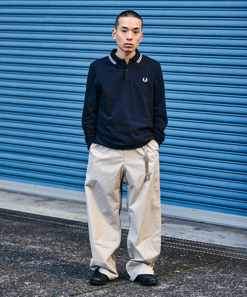 FRED PERRY ポロシャツ / フレッドペリー LS TWIN TIPPED SHIRT