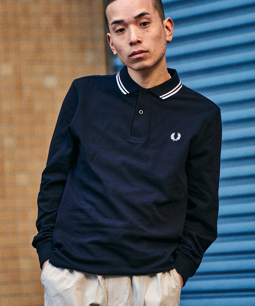 FRED PERRY ポロシャツ / フレッドペリー LS TWIN TIPPED SHIRT