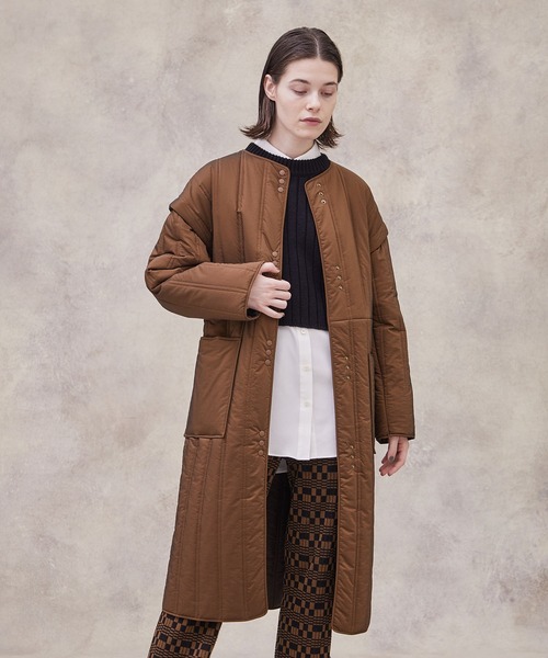 【PUBLIC TOKYO】ロングコート　ブラウン PUBLIC TOKYO（パブリックトウキョウ） コート 1 ブラウン レディース