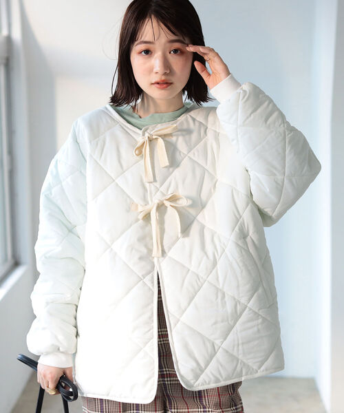 「BeAMS DOT」 ジャケット FREE オリーブ レディース_画像3